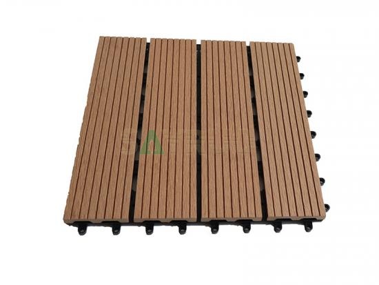 diy wpc wood deck tile